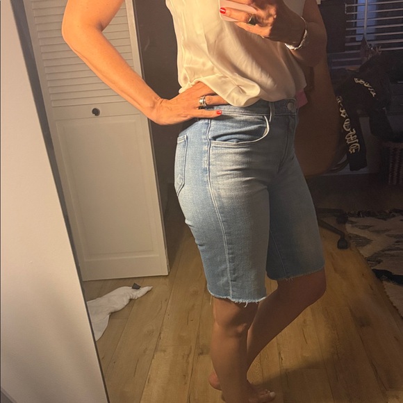 L’Agence Light Blue Denim Shorts - Picture 7 of 7